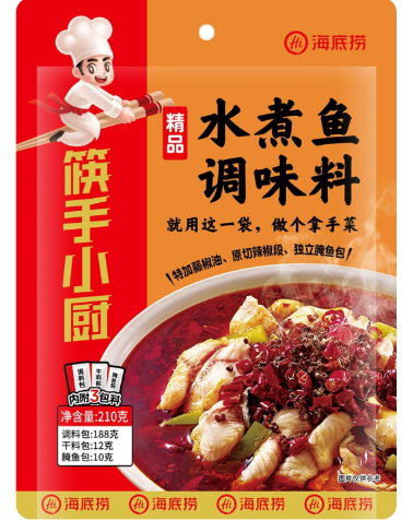 海底撈⽔煮⿂調味料 210g