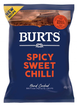 BURTS 英國手工薯片 辣甜椒醬口味 40g