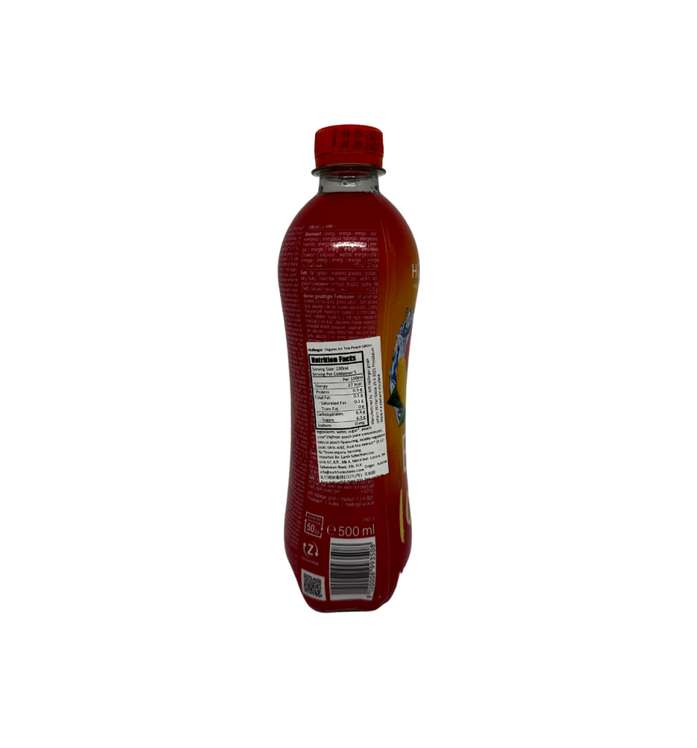 Organic Icetea Peach 有機蜜桃冰紅茶 0.5l Pet