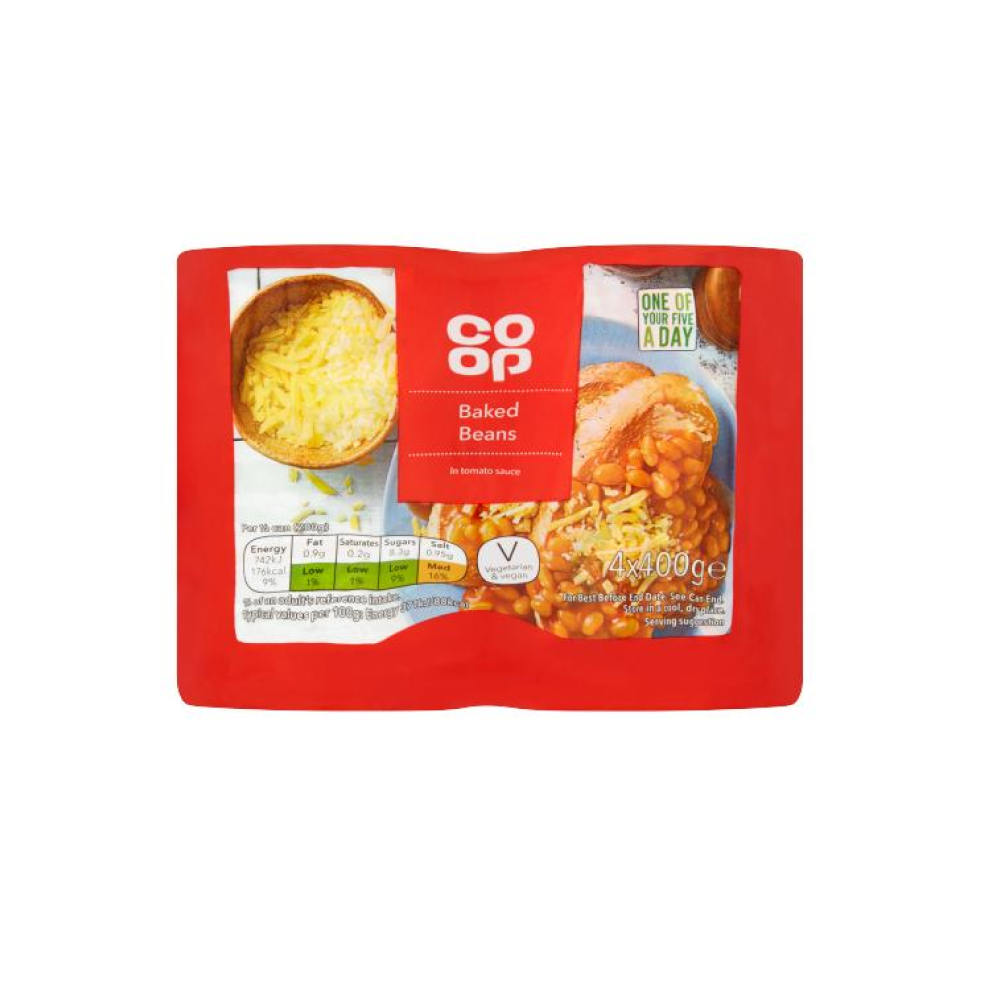 Co-op 番茄醬焗豆 4 x 400 克