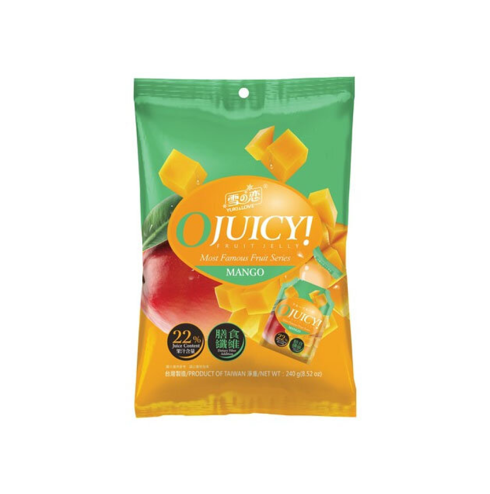雪之戀 OJUICY! 芒果果凍 240g 12粒