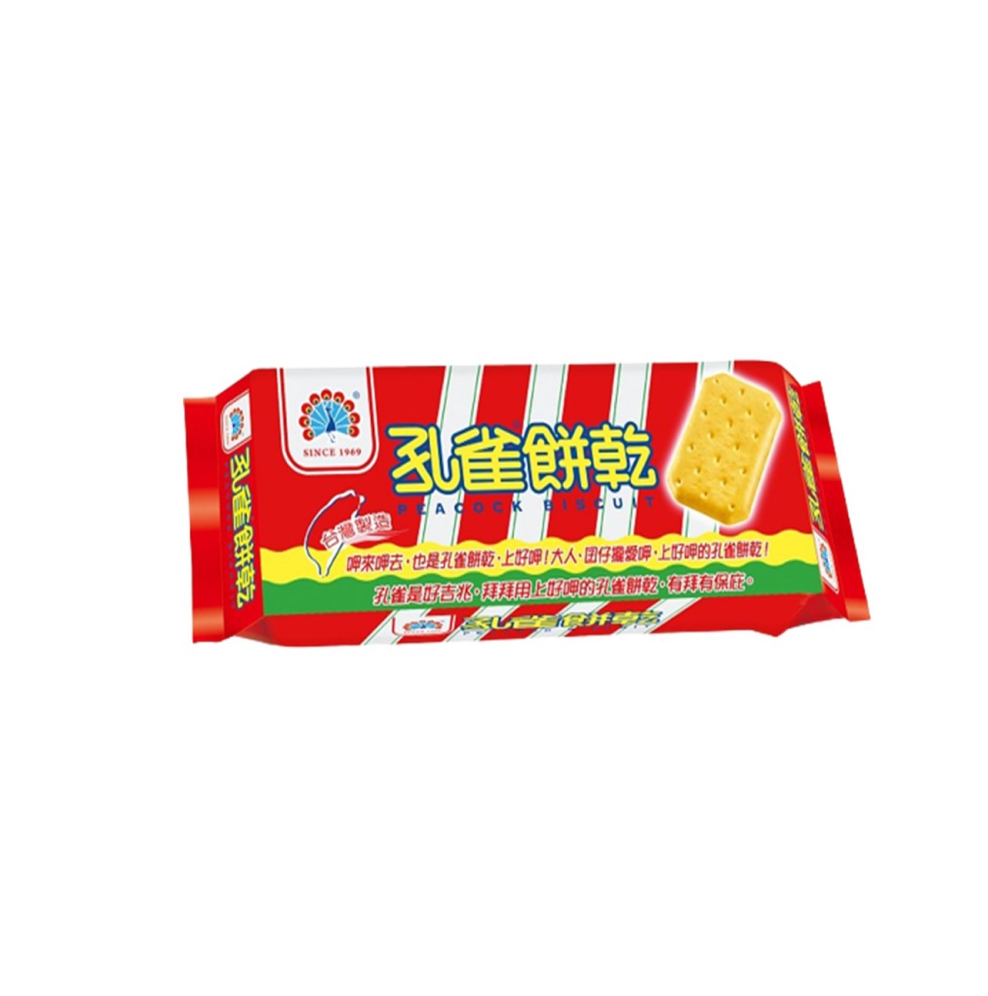 乖乖 孔雀餅乾量販盒 405g
