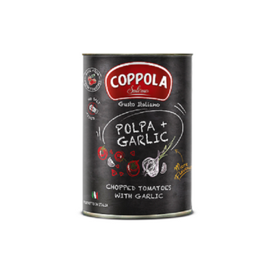 COPPOLA 大蒜切丁番茄基底醬 無鹽 400g