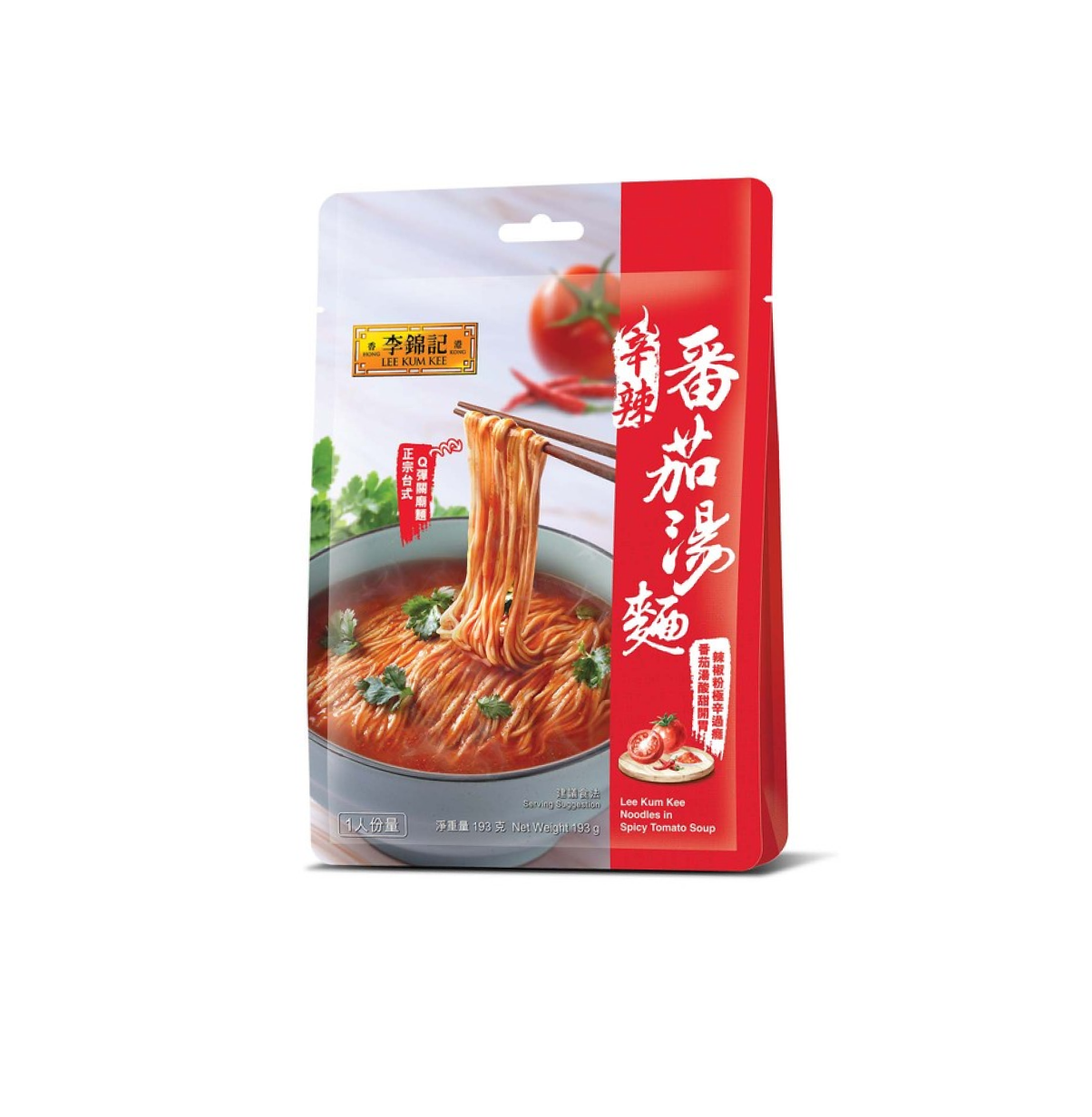 李錦記 辛辣番茄湯麵 193g