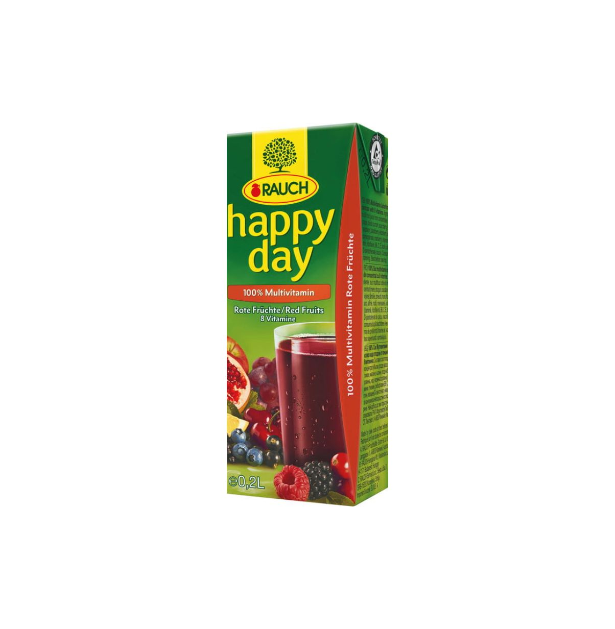 Happy Day 100% 雜果汁 紙包裝 200ml
