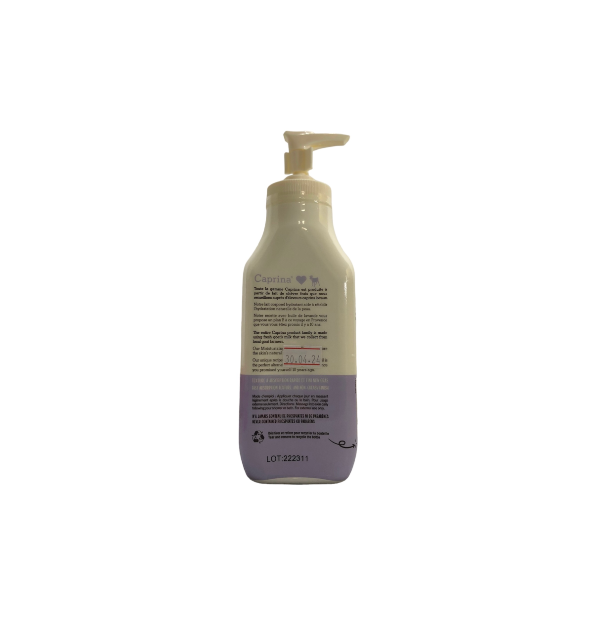 Caprina鮮山羊奶保濕乳 薰衣草 350ml