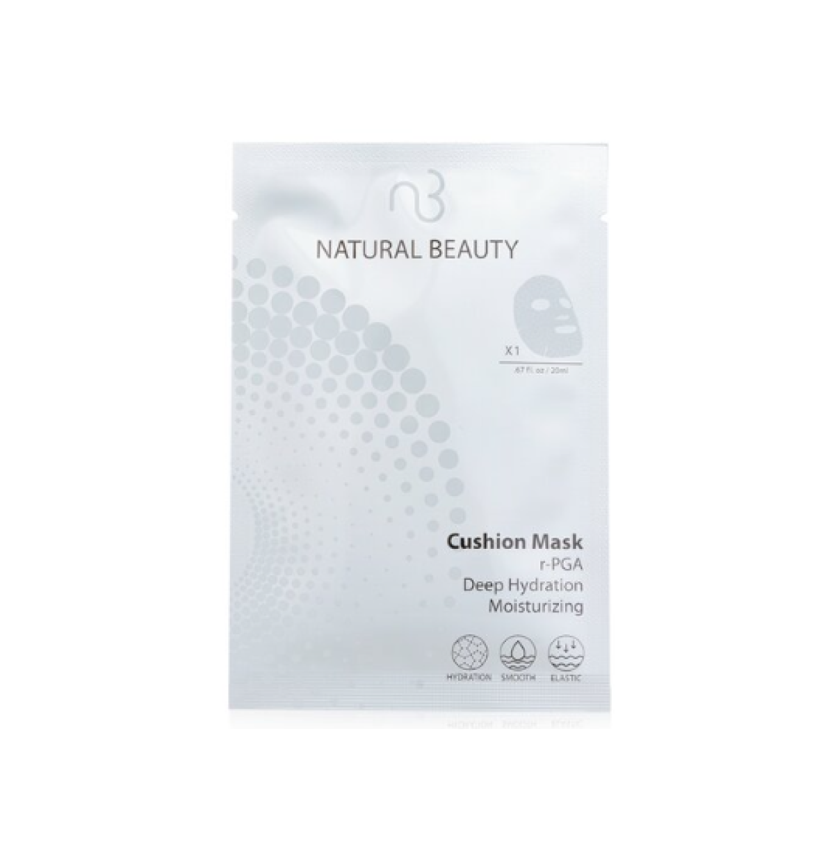 Natural Beauty r-PGA 超效保濕爆水氣墊面膜 20ml/0.67oz