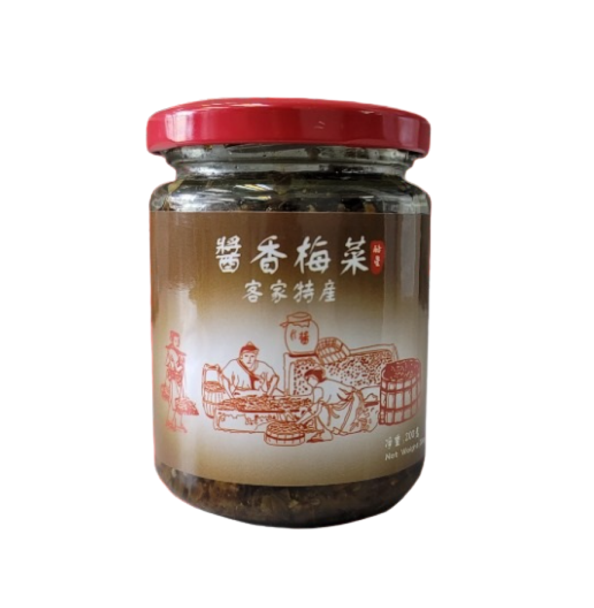皓星 醬香梅菜 200g 5罐24元