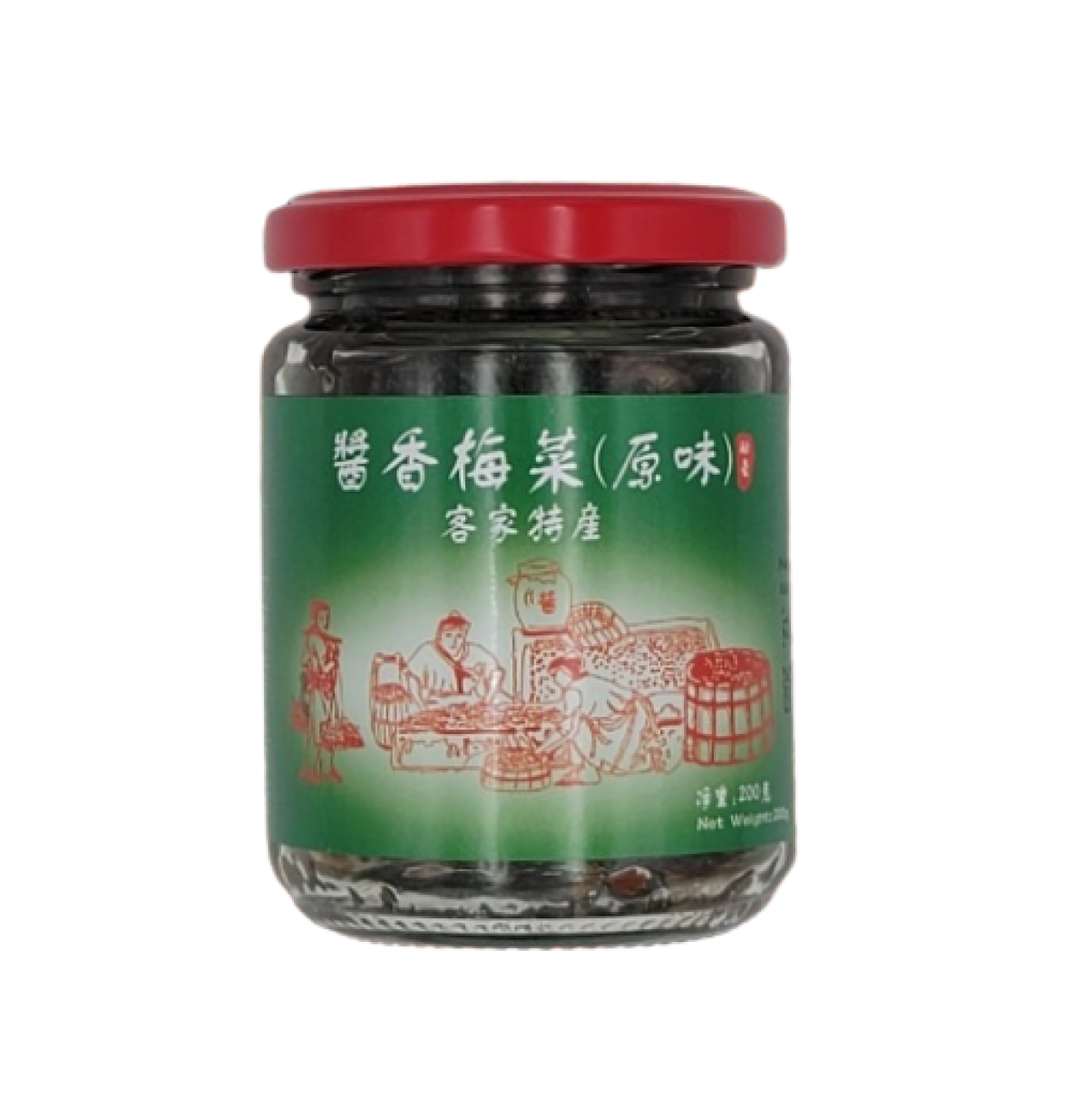 皓星 原味梅菜 200g 5罐24元