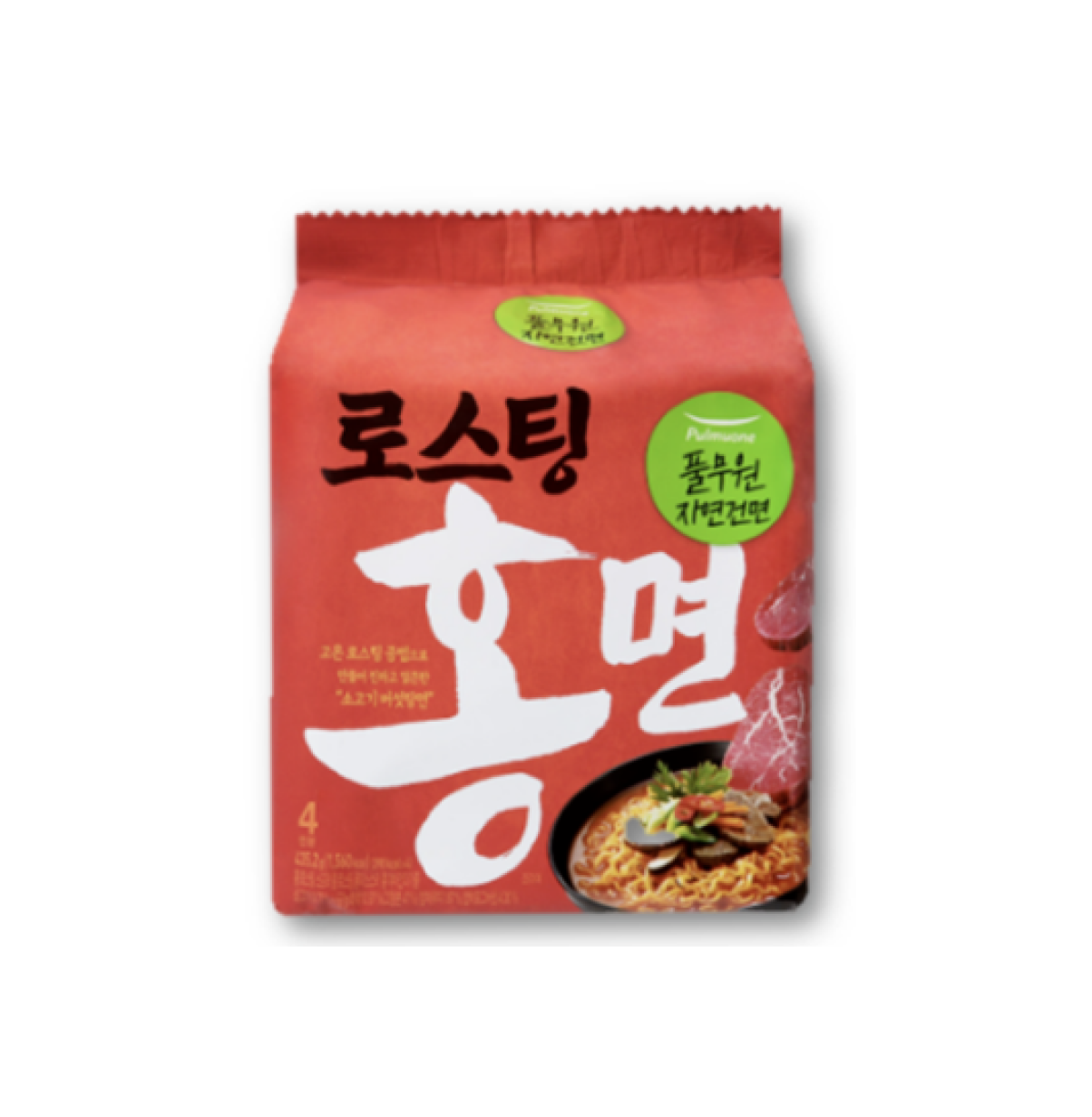 圃木園 辣牛肉湯麵 非油炸 101.5g*4