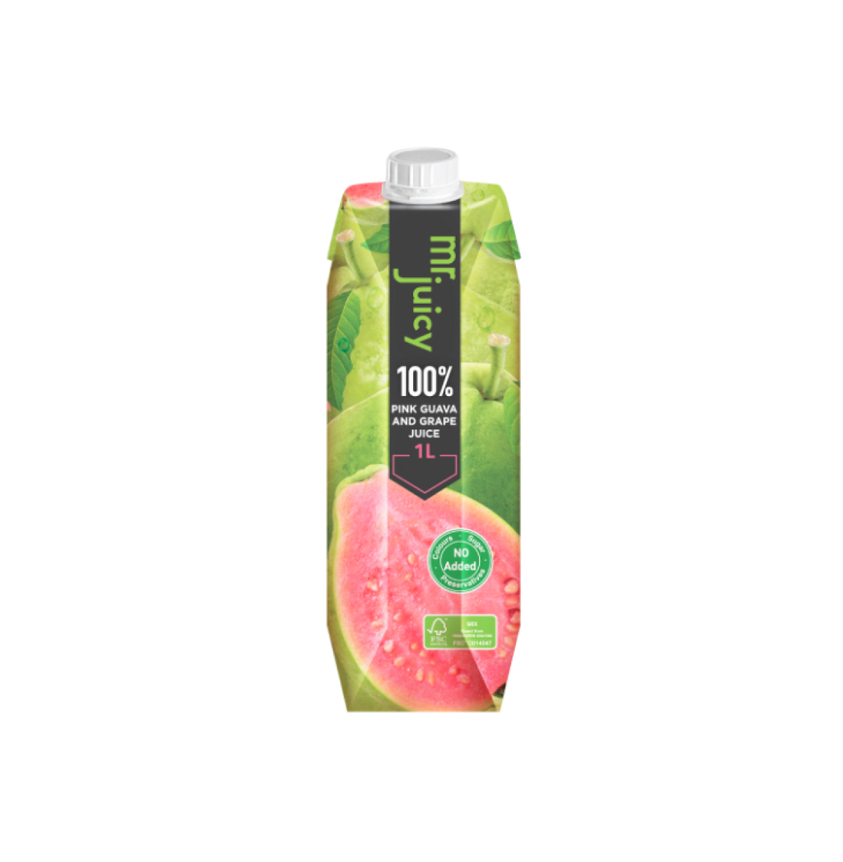 菓汁先生 100% 粉紅番石榴提子汁 1L