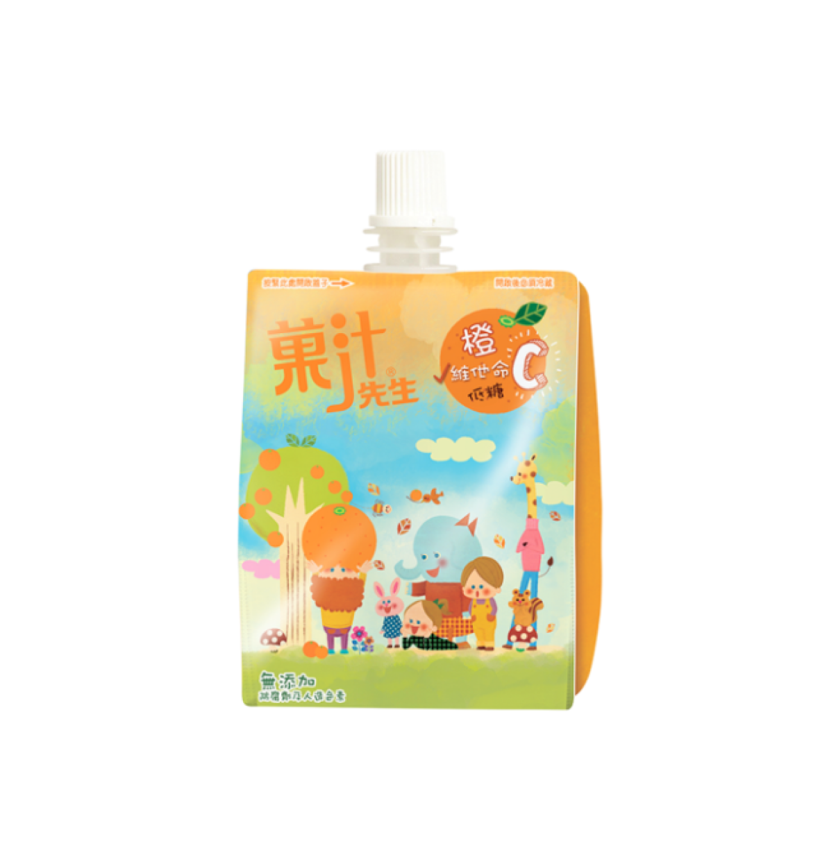 菓汁先生 輕便啜啜裝橙汁 180ml