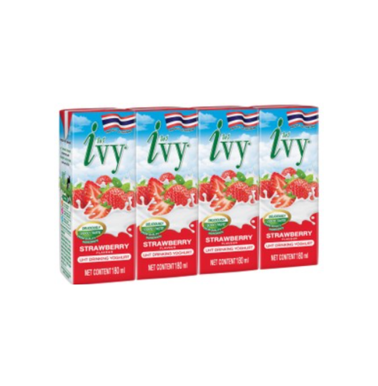 IVY 酸乳酪飲品 草莓味 180ml*4