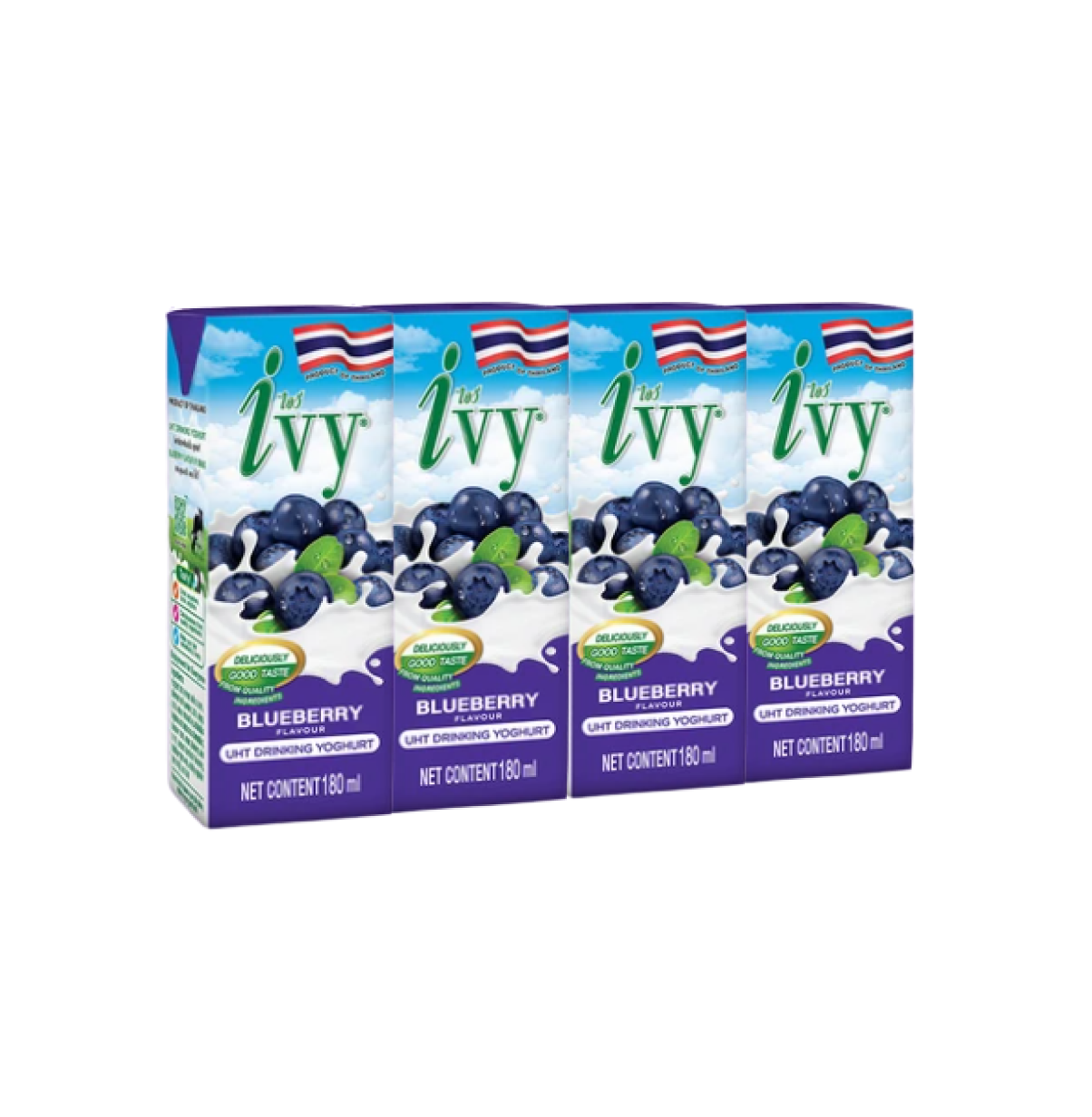 IVY 酸乳酪飲品 藍莓味 180ml*4