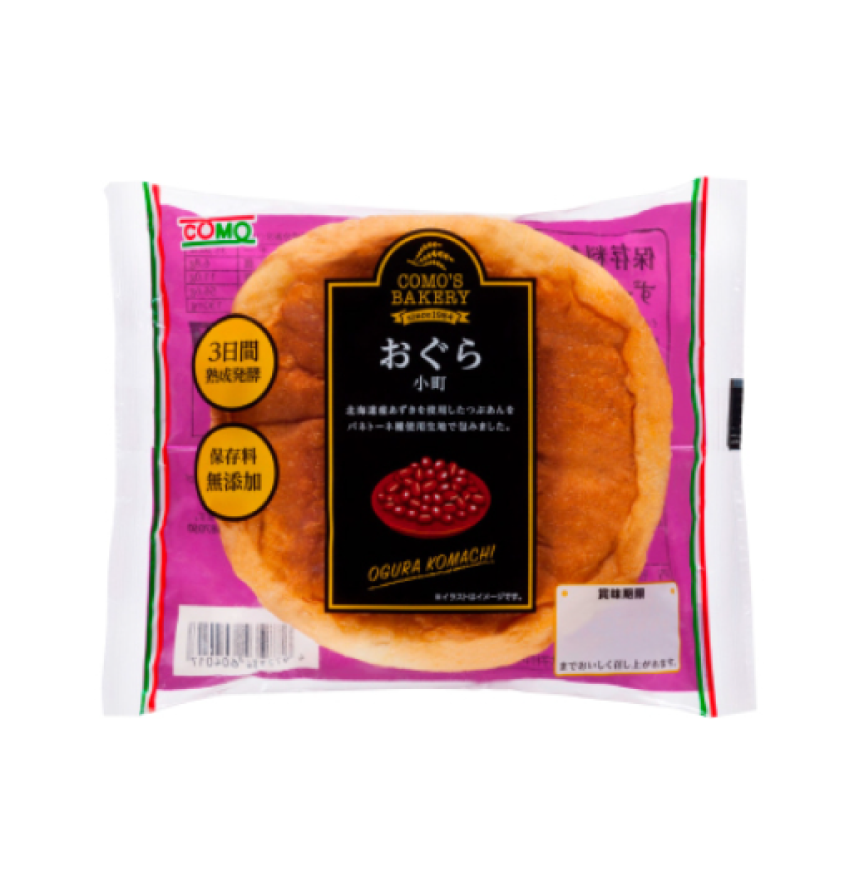 COMO'S BAKERY 小倉小町紅豆包 105g 20元4件