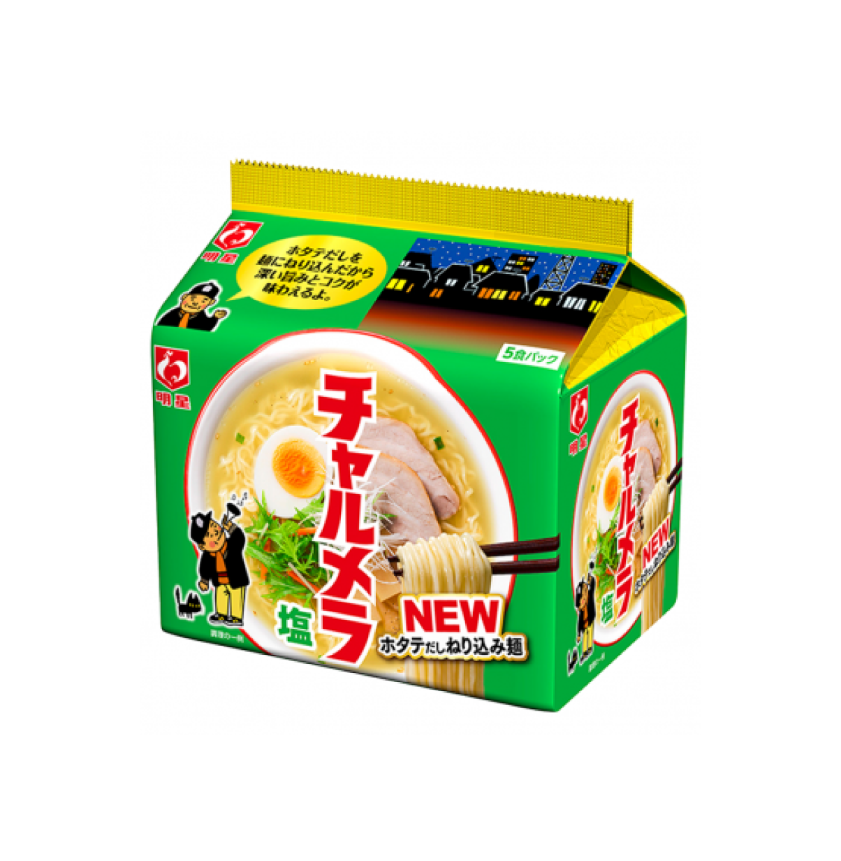明星 車來啦拉麵 清湯 99g*5