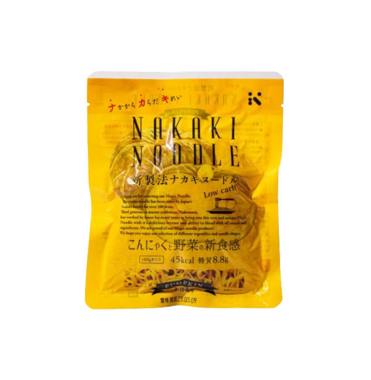Nakaki 低糖質南瓜蒟蒻麵