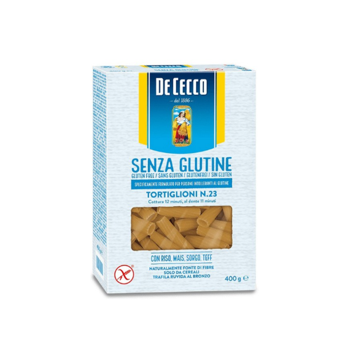 Dececco 無麩質螺纹短型意大利面 400g