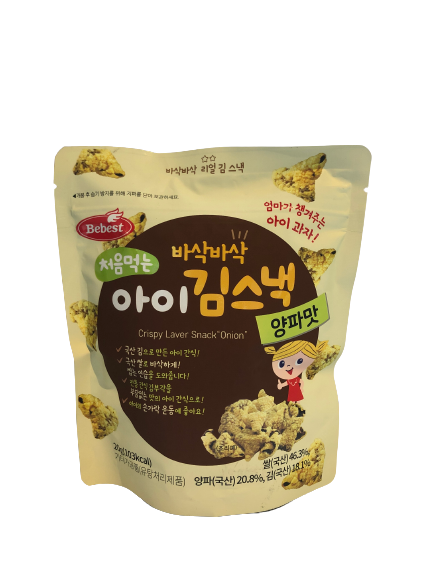 Bebest 洋蔥味紫菜餅乾 20g