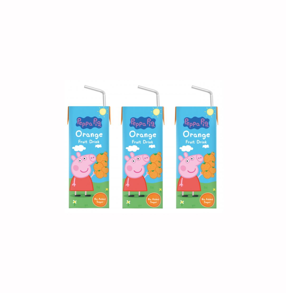 【$30/3件】小豬佩奇橙汁果汁飲品3支裝
