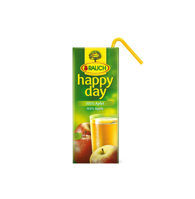 Happy Day 100% 蘋果汁 紙包裝 200ml