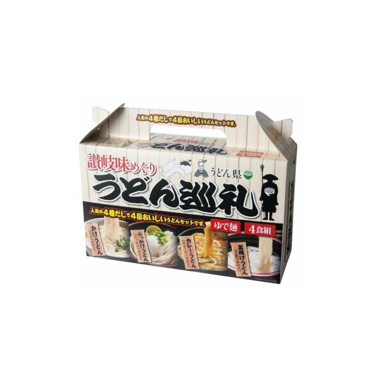 讚岐烏東巡禮 4食入