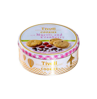 Tivoli 丹麥曲奇 麥片與蔓越莓餅乾 150g
