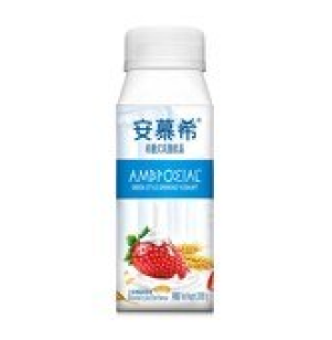 【原箱】安慕希 希臘式乳酪飲品 士多啤梨燕麥味 200g*10支